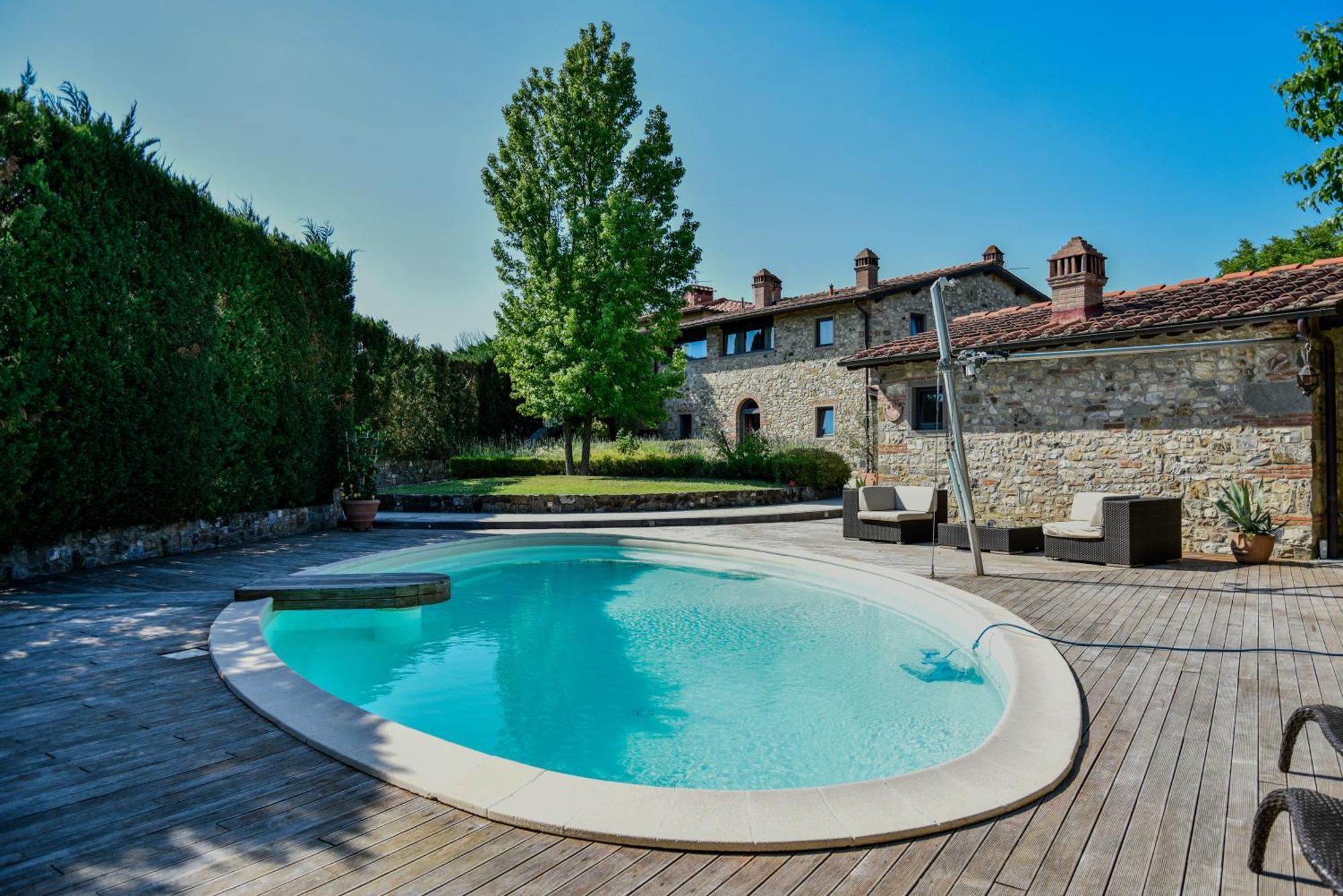 Appartamento In Villa Con Piscina - Mhateria Relais Rignano sullʼArno المظهر الخارجي الصورة